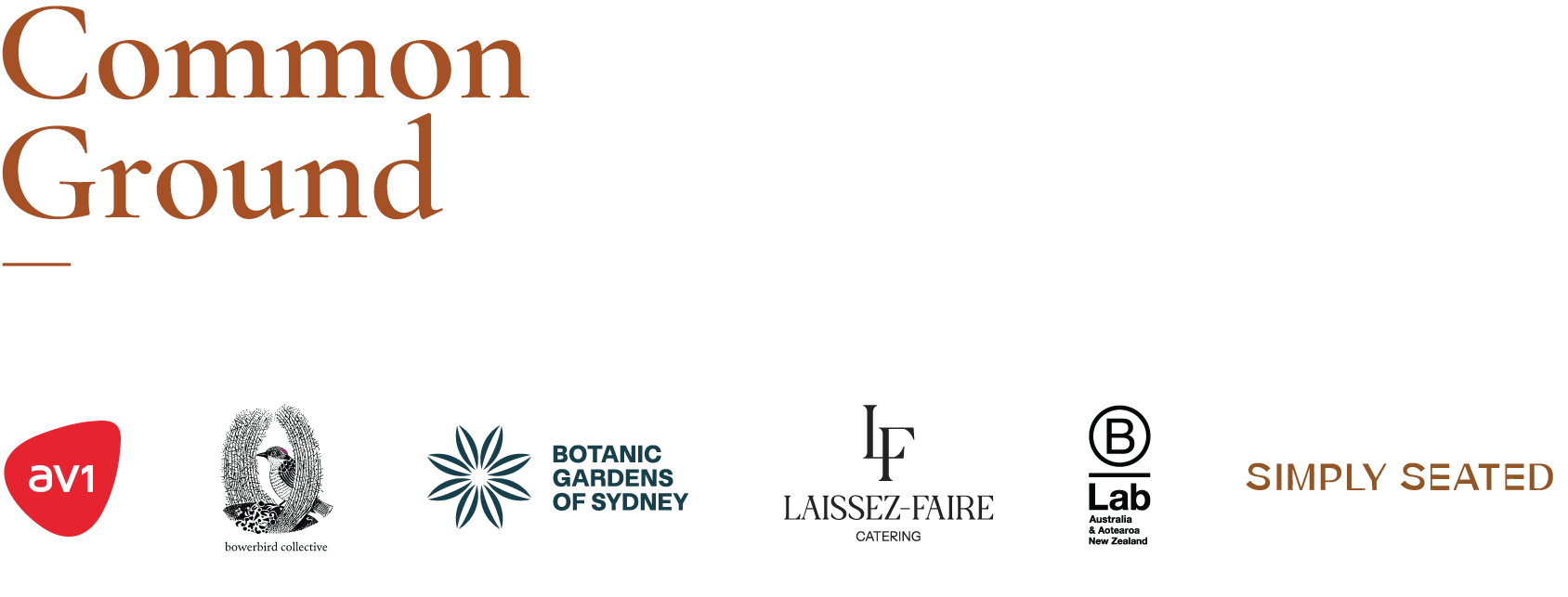 Common Ground Partner logos