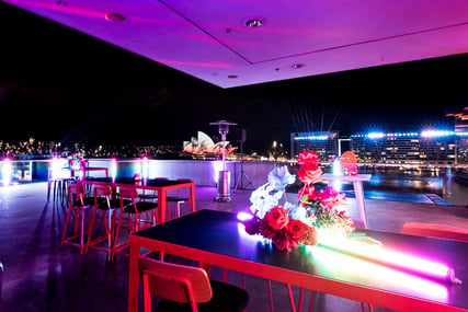 A vibrant cocktail evening on MCA’s Sculpture Terrace
