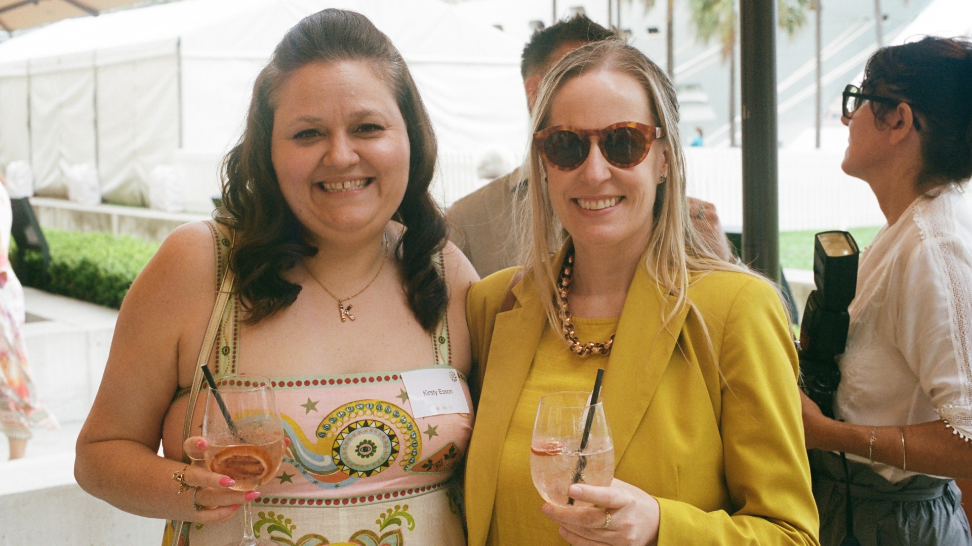 Guests at Long Summer Lunch