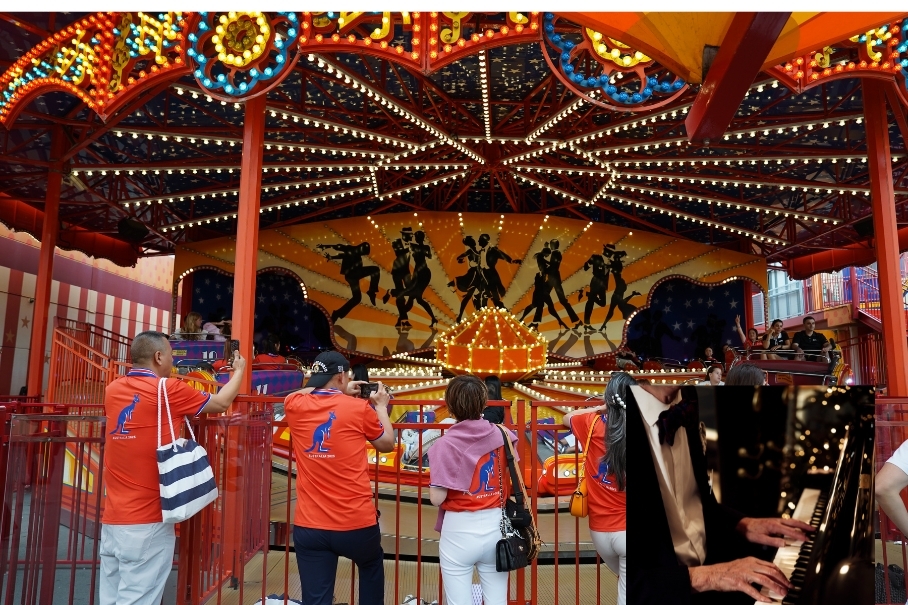 Attendee games at Luna Park Sydney