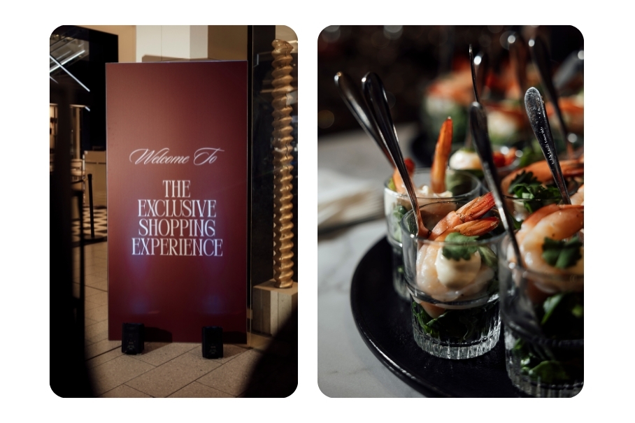 Styling and Catering at David Jones Sydney