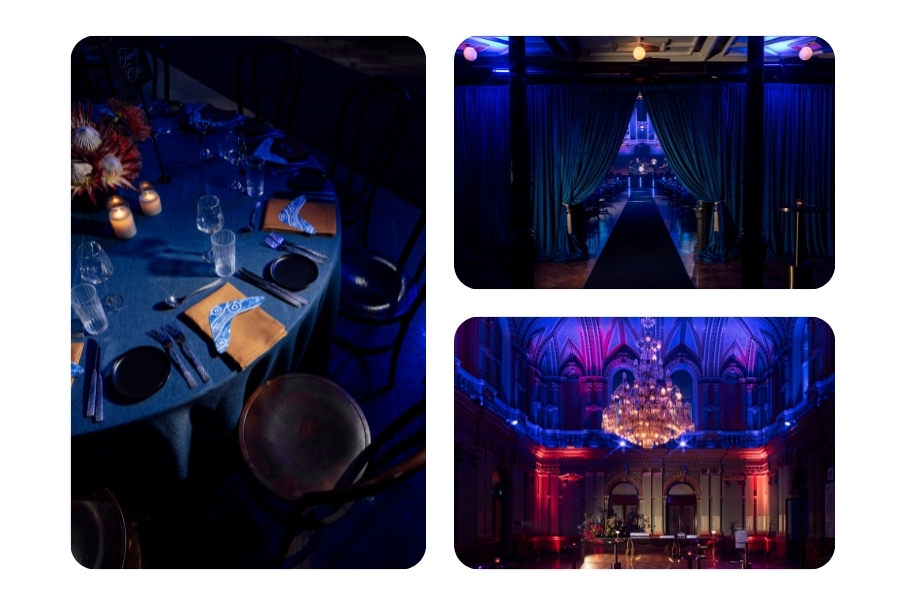 Styling and production at Town Hall Sydney