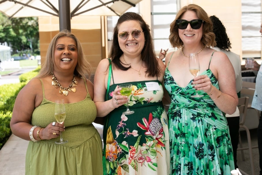 Guests on the terrace at MCA Australia