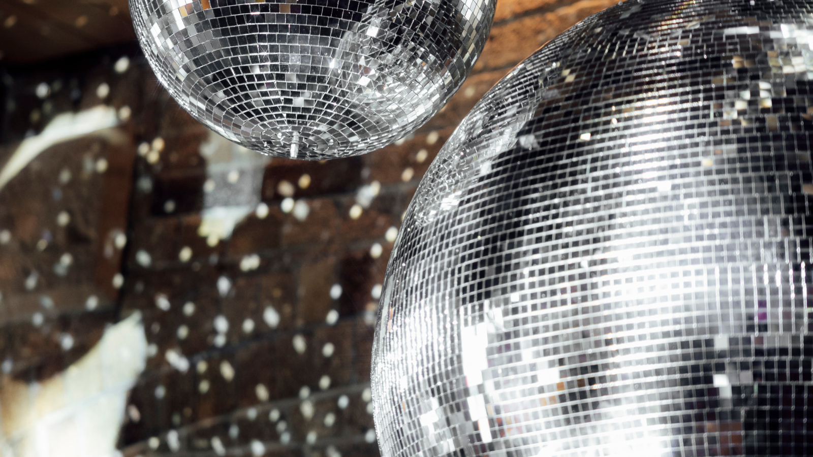 Disco balls at Watersedge at Campbell Stores