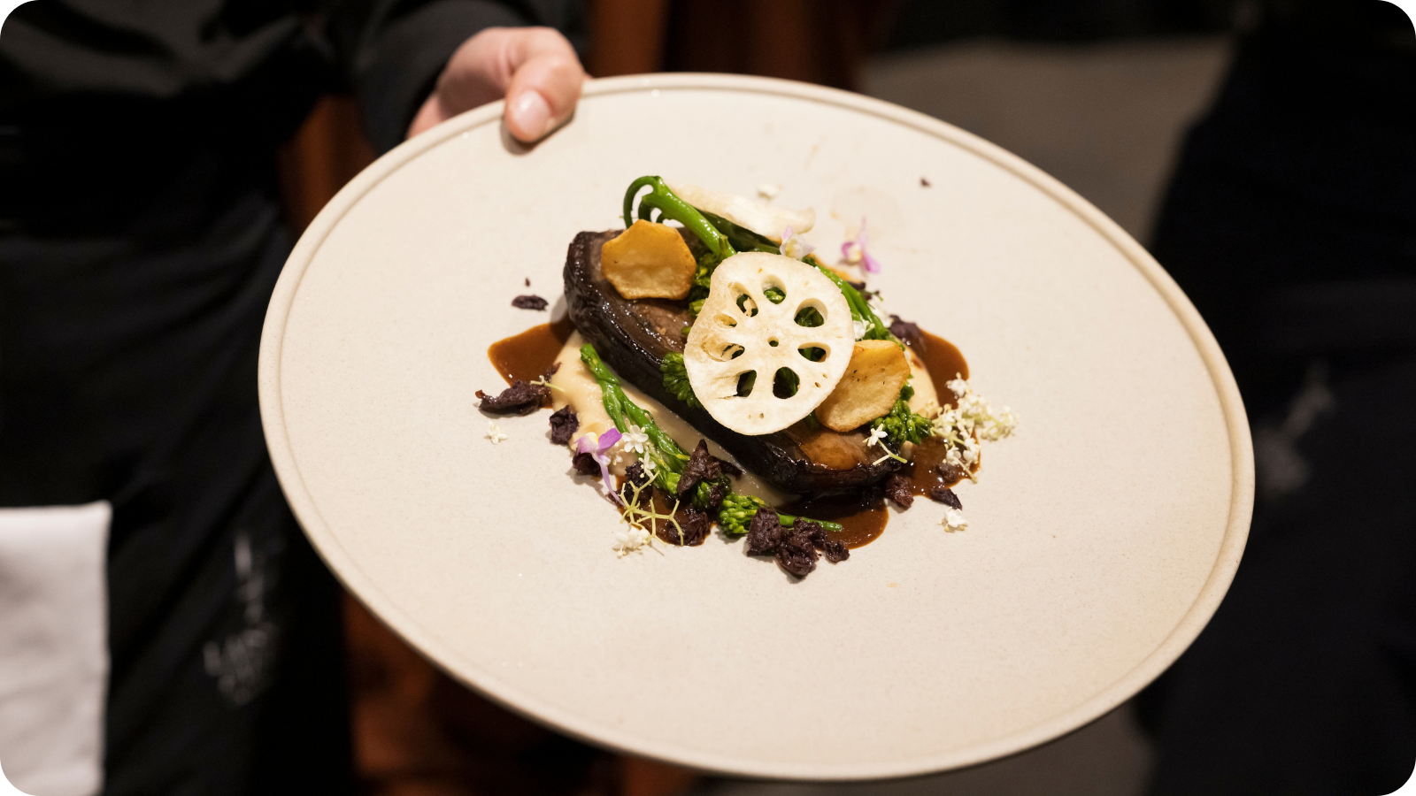 Main course by Laissez-Faire Catering at Common Ground