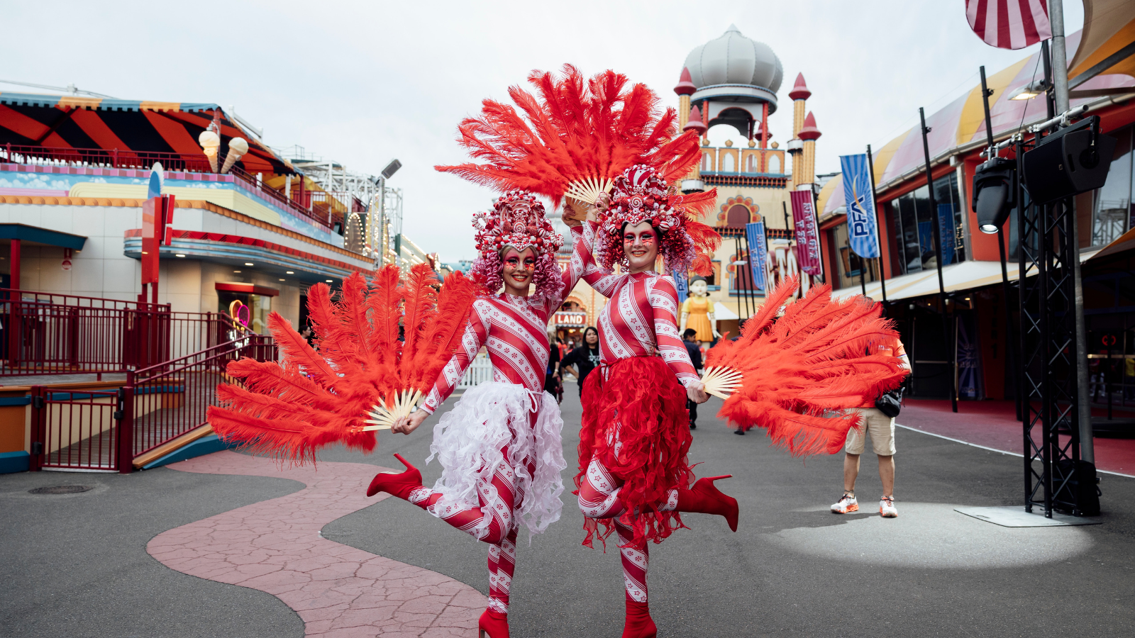 Dancers at Luna Park event