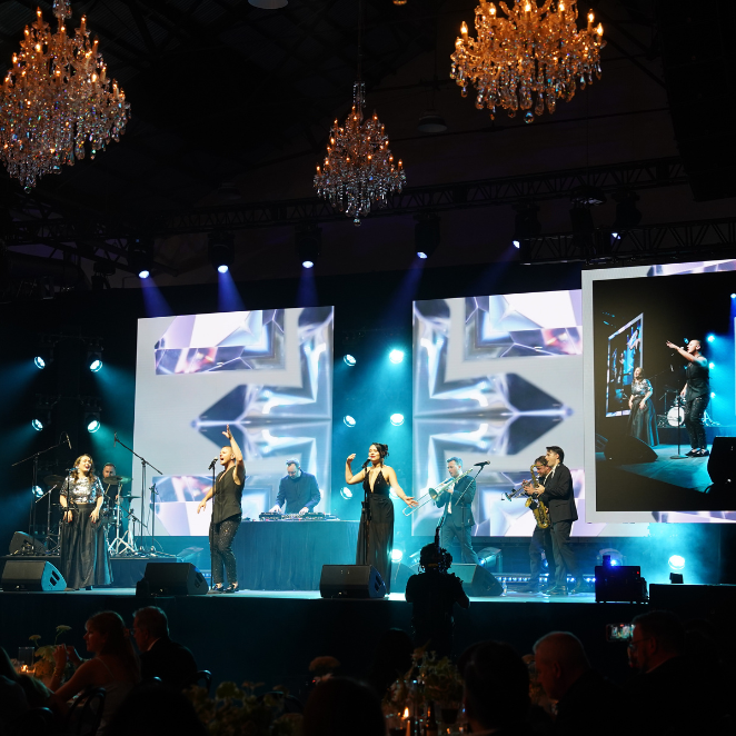 Band performing at corporate event Carriageworks