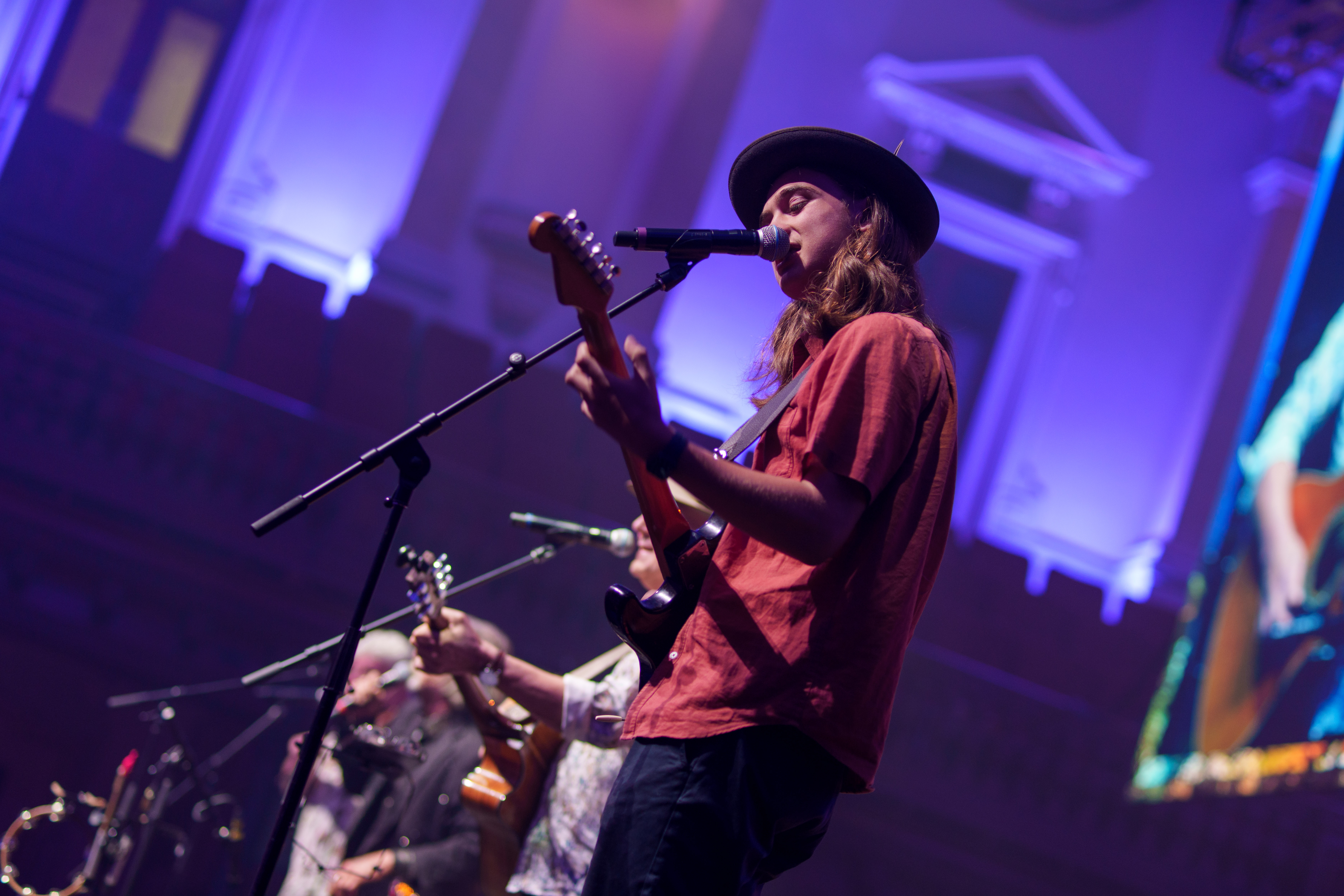 Band playing at Sydney Town Hall