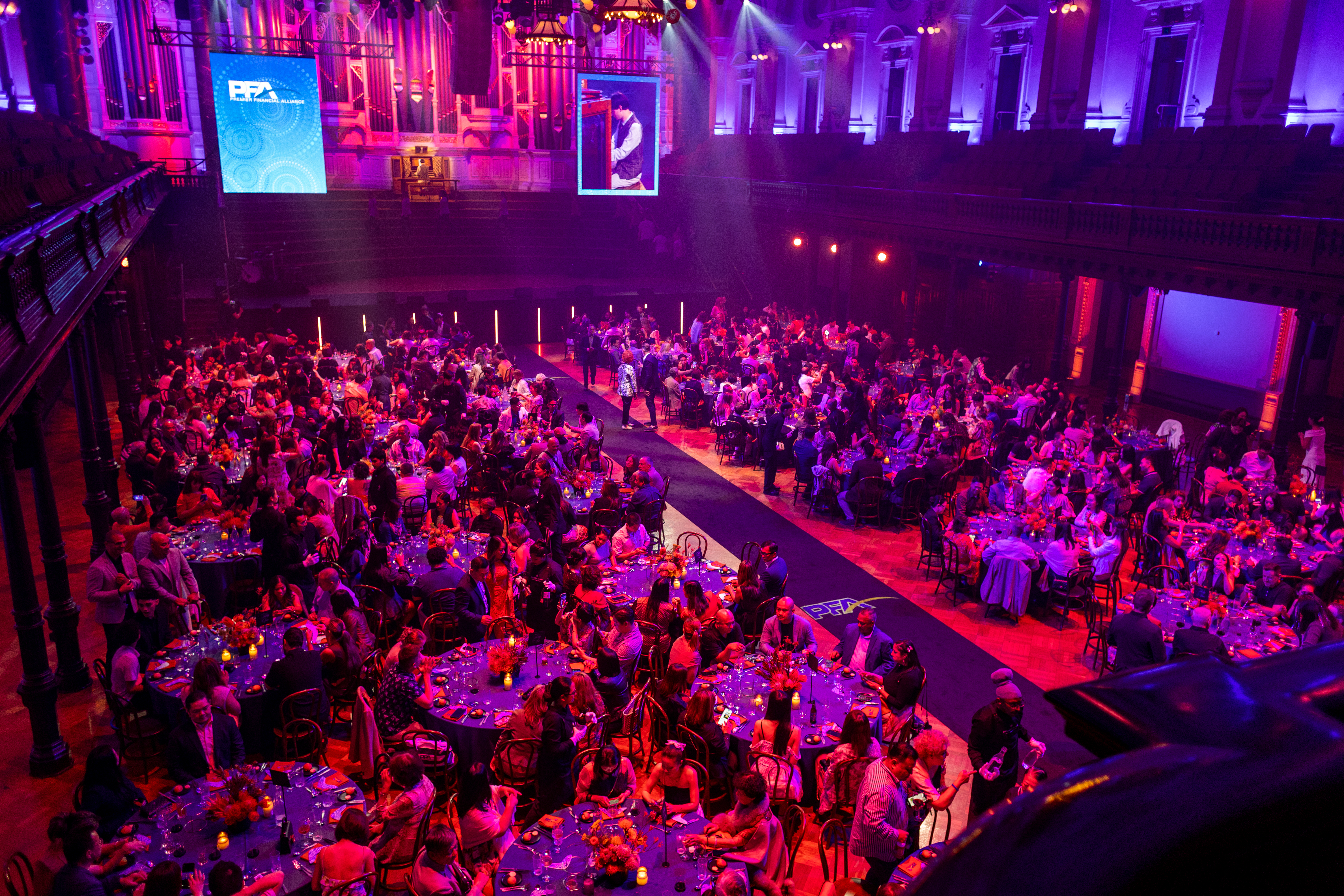 Welcome dinner at Sydney Town Hall